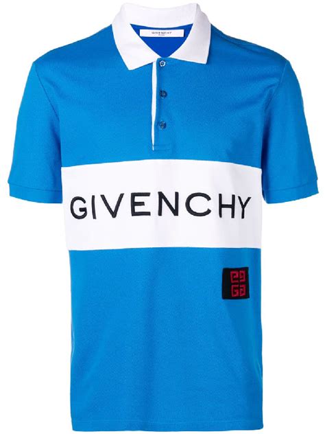 givenchy polo shirt blue